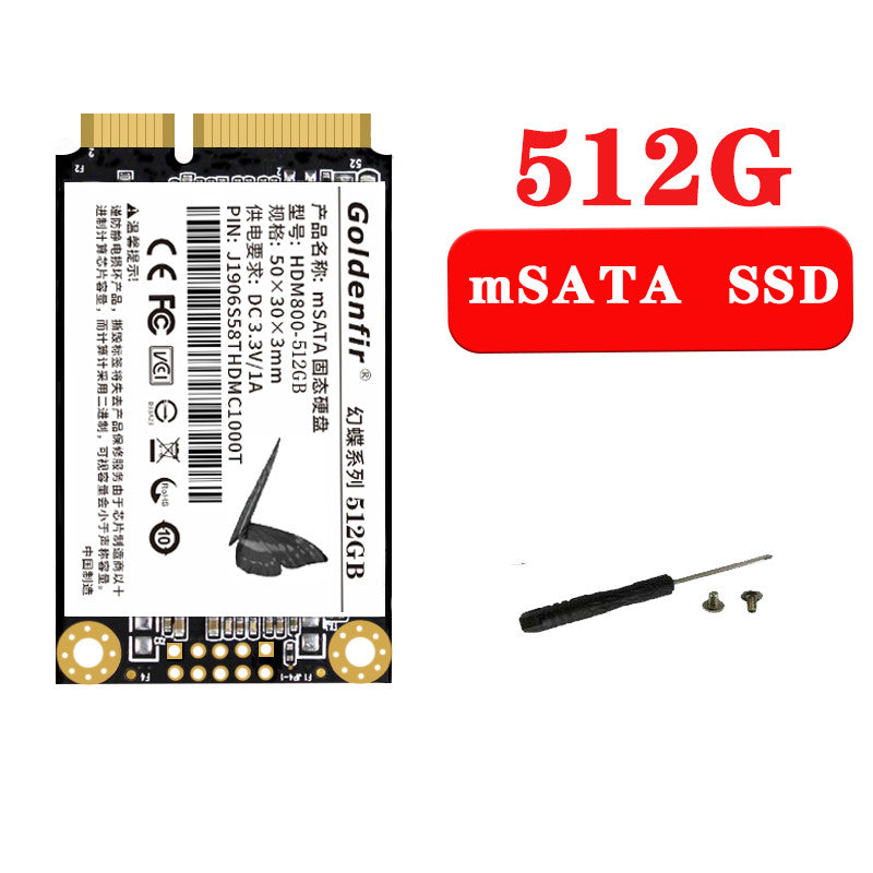 Genuine 512GB mSATA Solid State Drive for Desktop & Notebook PCs