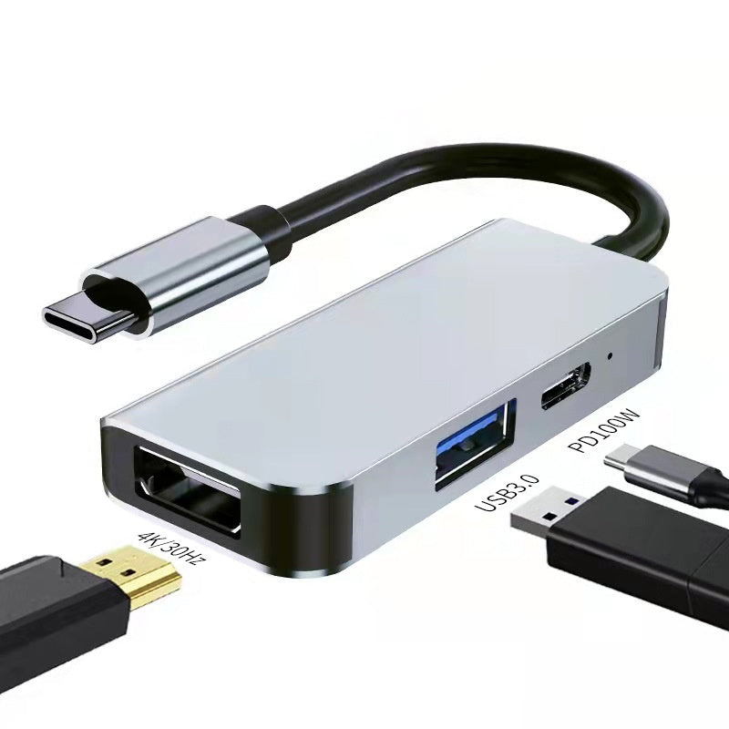 Portable 6-in-1 Notebook and Tablet Expansion Dock