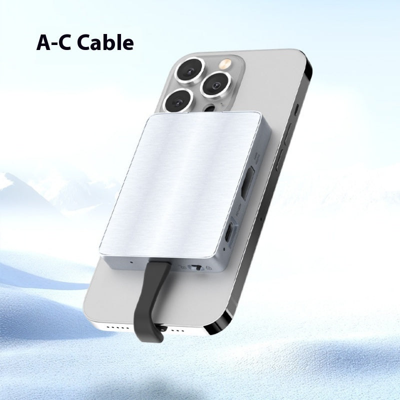 Ultra Slim Aluminum Alloy M2 Magnetic Mobile Phone Hard Disk Enclosure