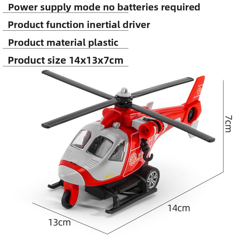 Children's toy helicopter model
