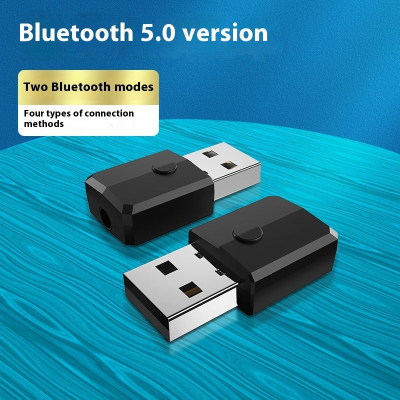 Universal Four in One Bluetooth 5.0 Audio Transmitter and Receiver Adapter with 100Mbps Speed