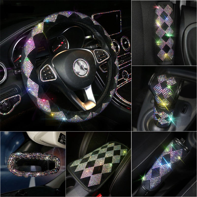 Luxury Crystal Car Interior Accessories