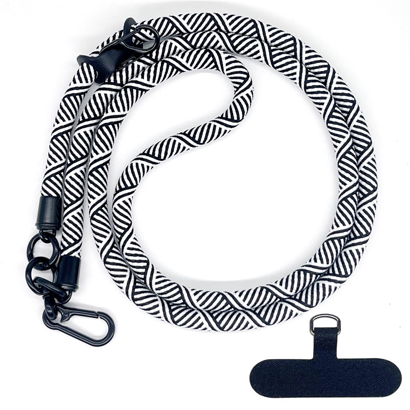 10MM Climbing Rope Mobile Phone Lanyard Gasket Adjustable Crossbody Mobile Phone Strap Camera Strap Rope Anti-lost Neck Rope