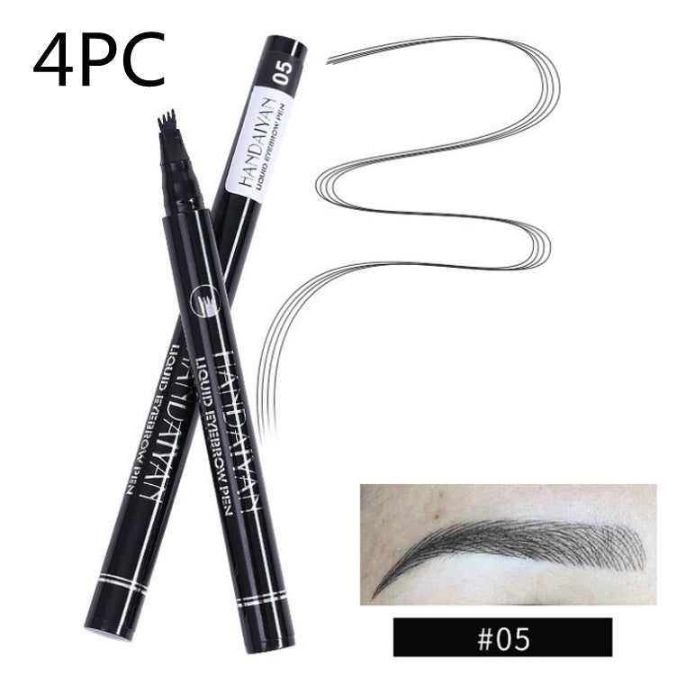 Microblading Effect Eyebrow Pen - Waterproof, Fine Sketch, Long-Lasting