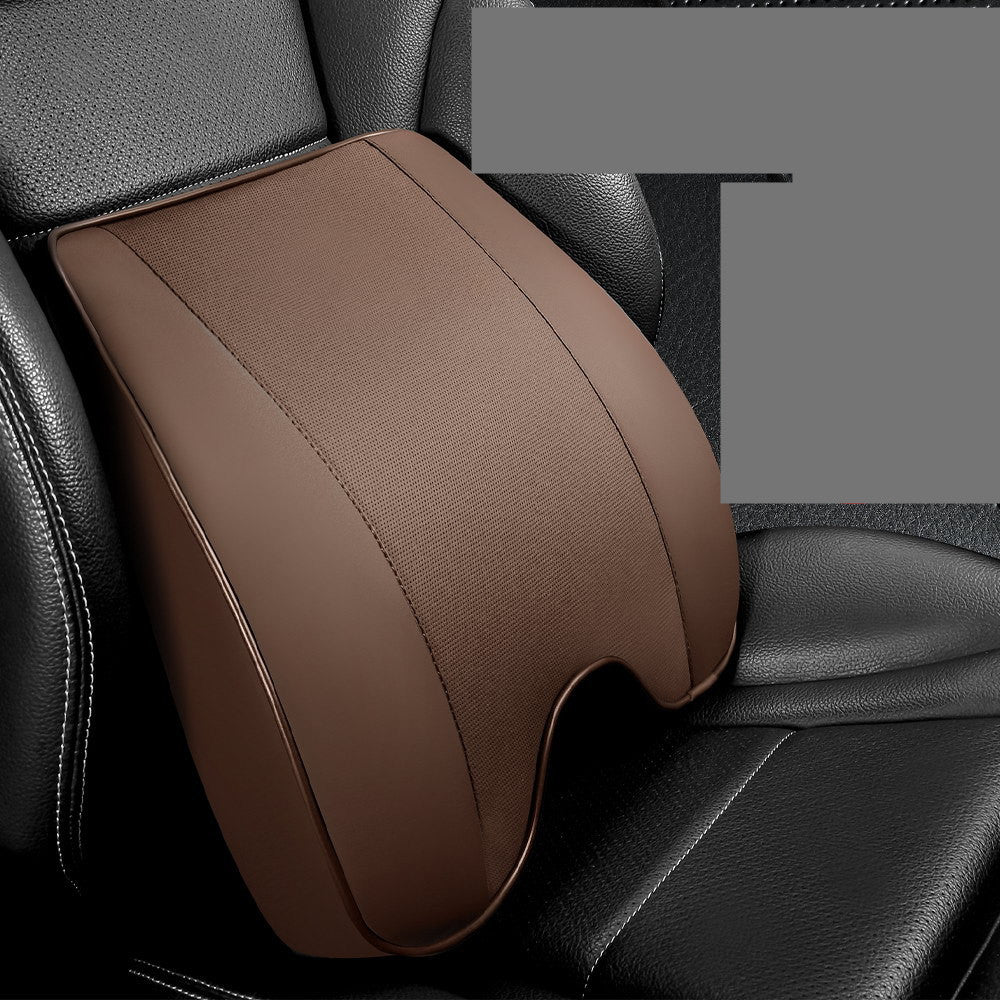 Premium Memory Foam Car Neck & Lumbar Support Pillow