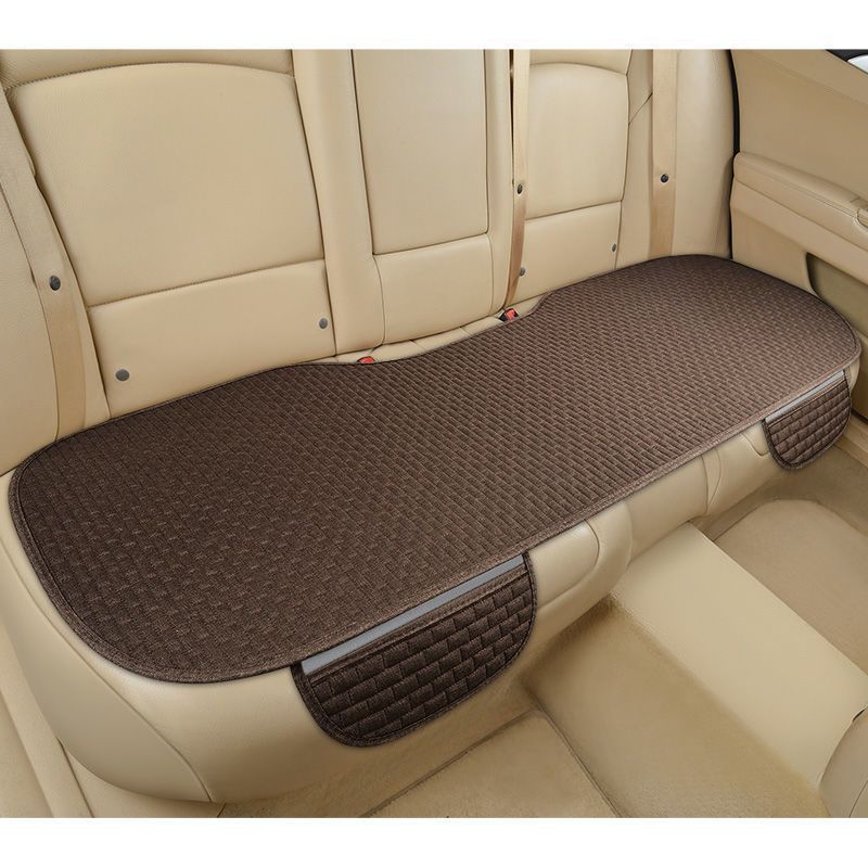 Linen Car Cushion Four Seasons Universal Single Piece Three Piece Set