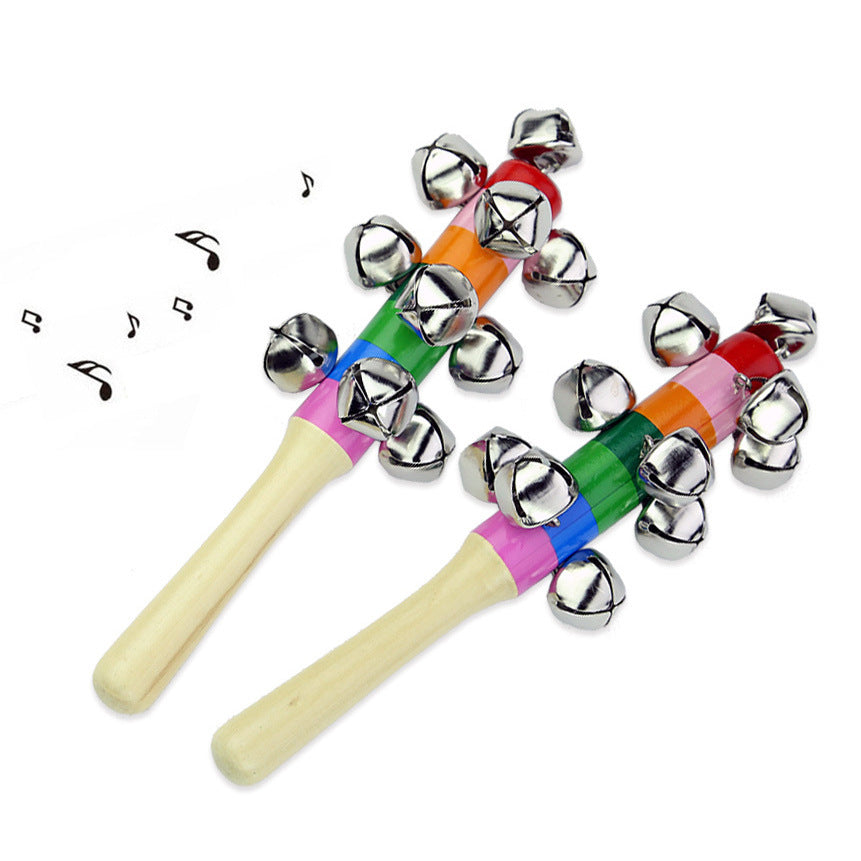 Educational Wooden Baby Rattle Toys