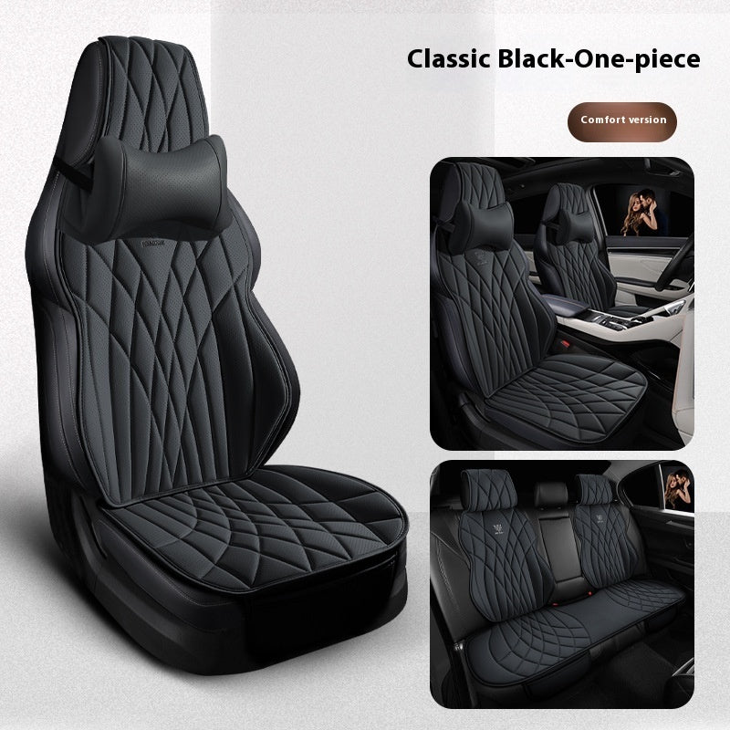 Universal Leatherette Car Seat Covers - Five-Seat Set