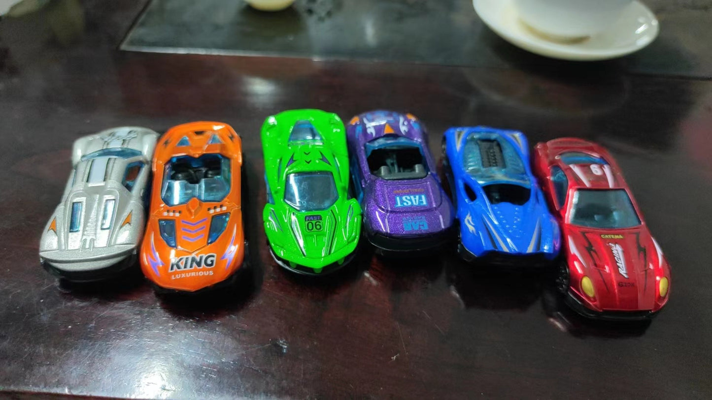 Alloy sliding racing car, metal car