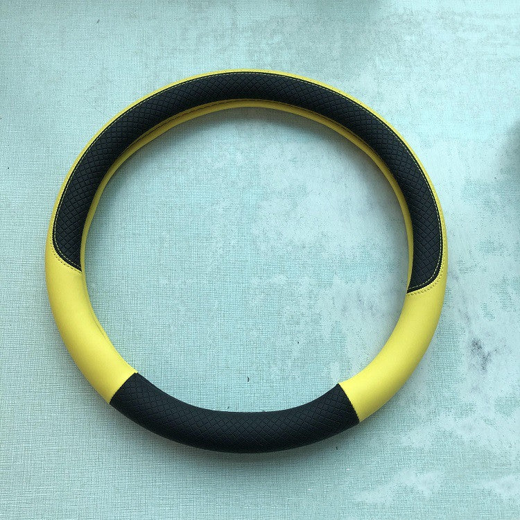 Premium Microfiber Leather Steering Wheel Cover