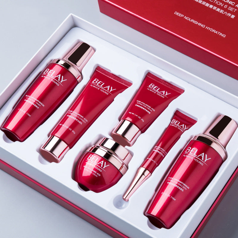 Premium 6-Piece Skincare Set with Hyaluronic Acid