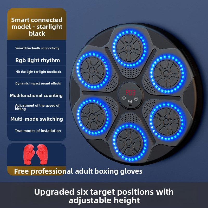 Smart Music Boxing Machine with LED Targets