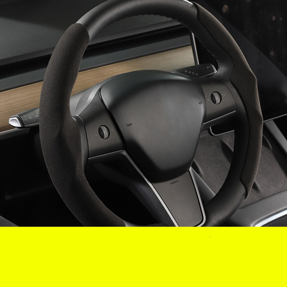 Premium Suede Steering Wheel Covers (Pair)