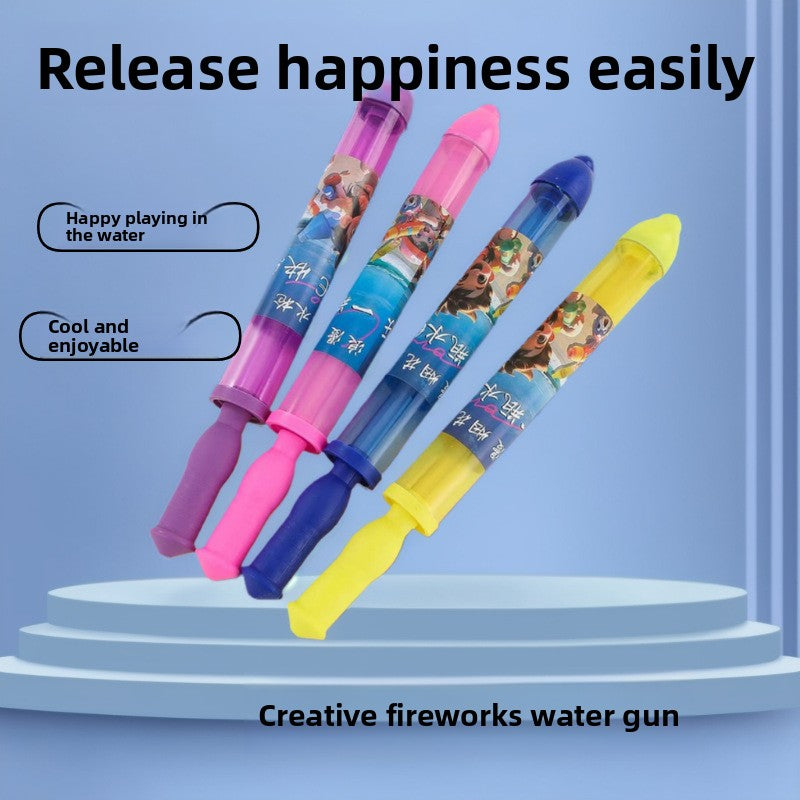 Fireworks Water Gun for Summer Fun - Colorful Water Toy