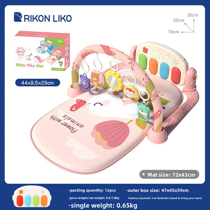 Interactive Crawling Game Mat for Infant Motor Skills and Early Sensory Learning Play