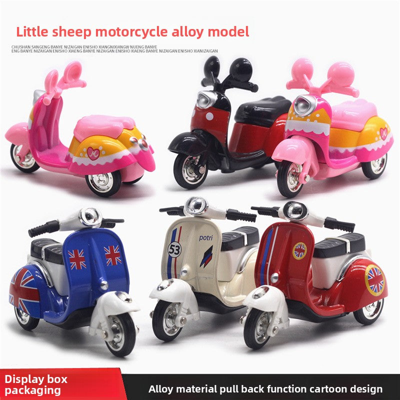 Alloy lady motorcycle model