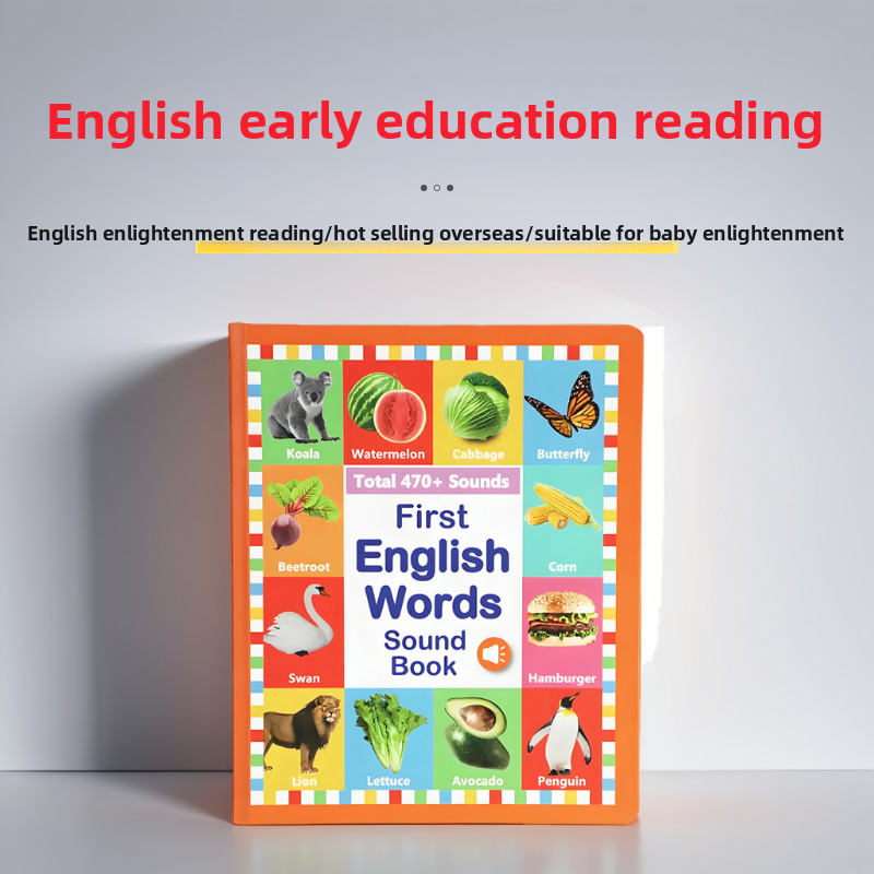 Early Education English Audio Word Touch Reading Book