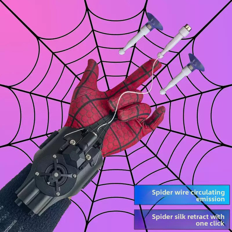 Automatic Electric Spider Web Launcher Toy