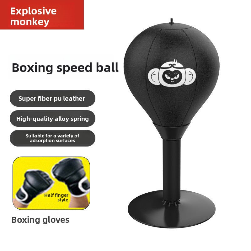 Desktop boxing speed ball