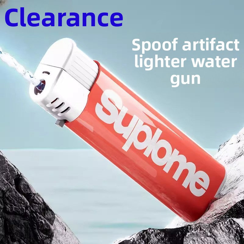 Simulation Lighter Water Gun Toy for Kids
