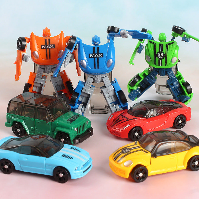 Children's transforming toy car