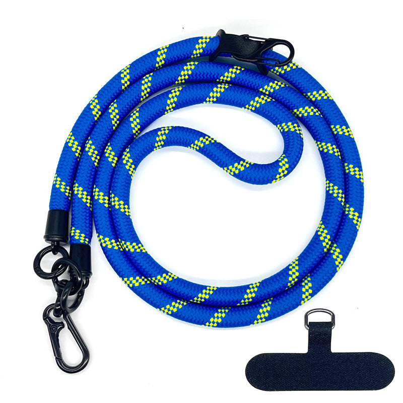 10MM Climbing Rope Mobile Phone Lanyard Gasket Adjustable Crossbody Mobile Phone Strap Camera Strap Rope Anti-lost Neck Rope