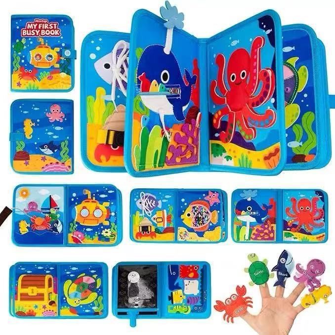 Childrens Tear Resistant Farm Animal 3D Cloth Book