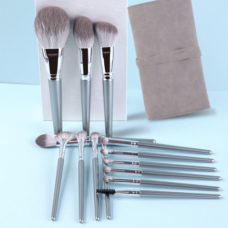 Premium 14-Piece Wooden Handle Makeup Brush Set