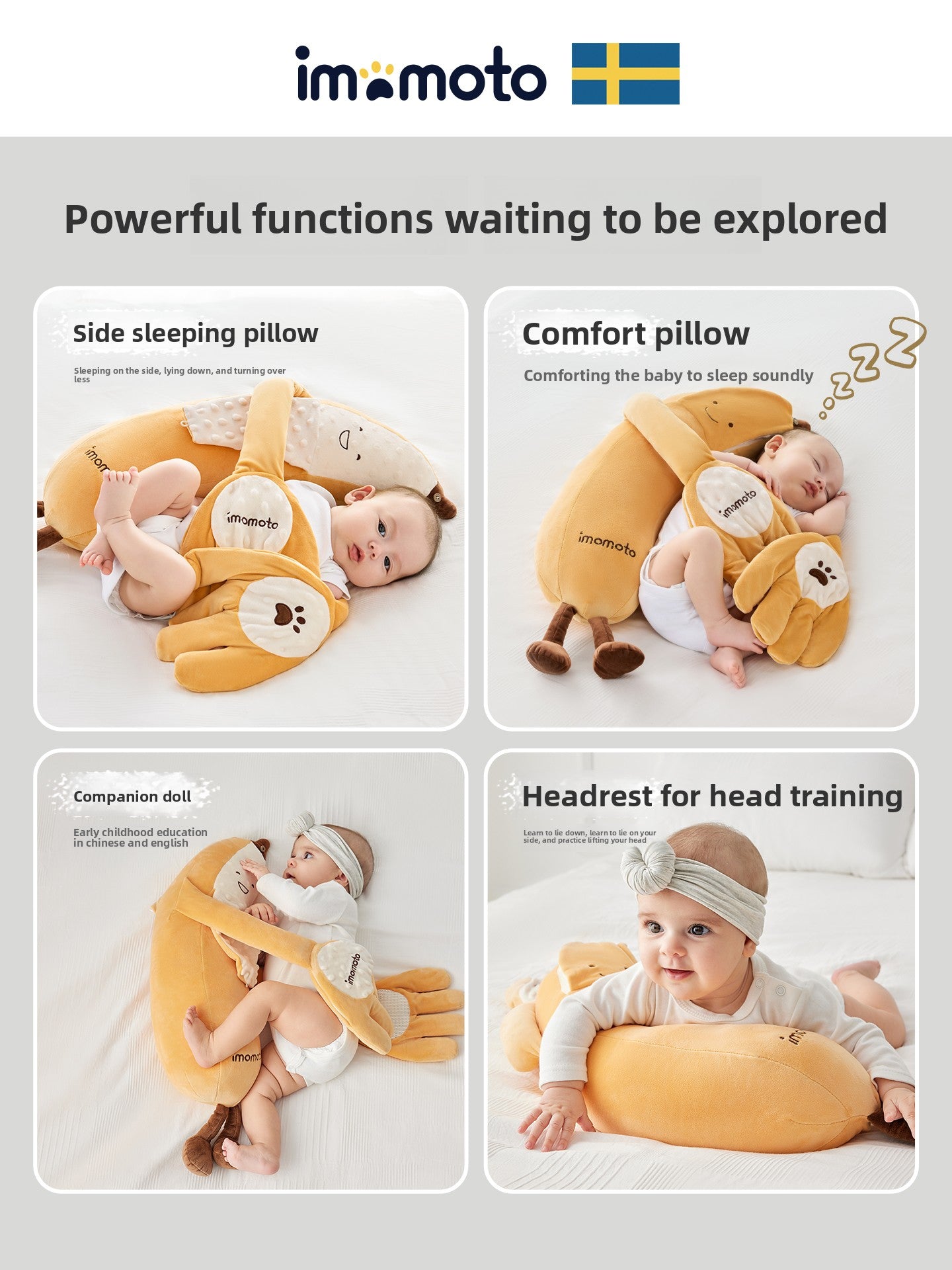Newborn Soothing Plush Doll with Bluetooth Lullabies