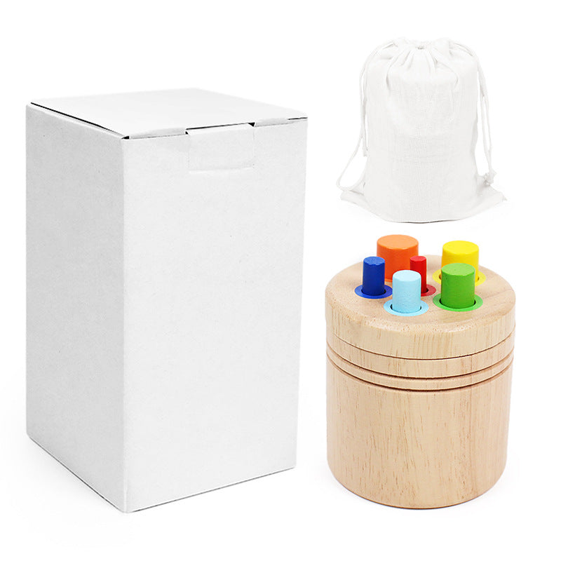 Wooden Color Shape Sorting Cup