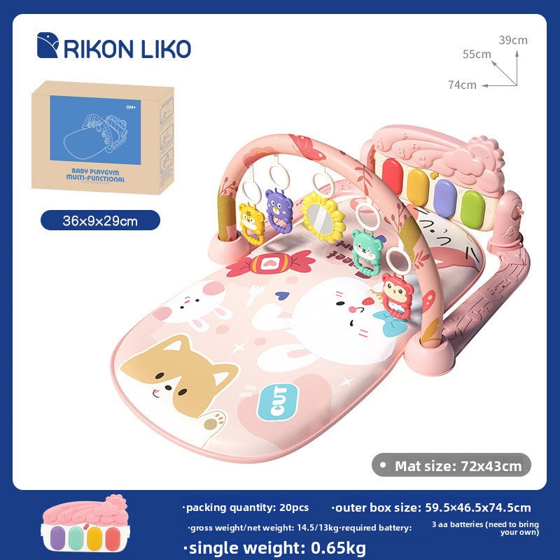 Interactive Crawling Game Mat for Infant Motor Skills and Early Sensory Learning Play