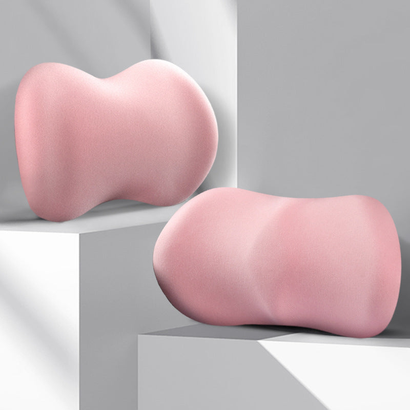 Premium Car Headrest & Lumbar Support Pillow