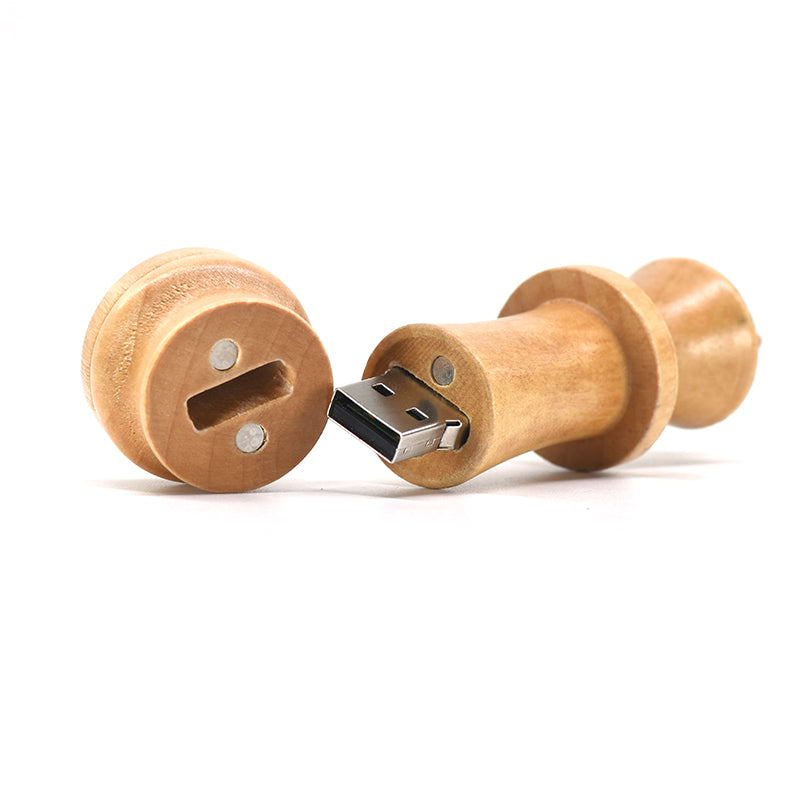 Wooden Chess King USB Flash Drive