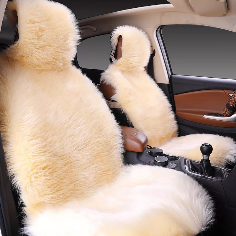 Premium Plush Car Seat Cushion - Universal Winter Comfort
