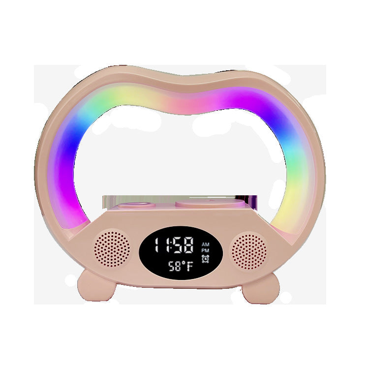 Smart LED Table Lamp with Wireless Charging & Bluetooth Speaker