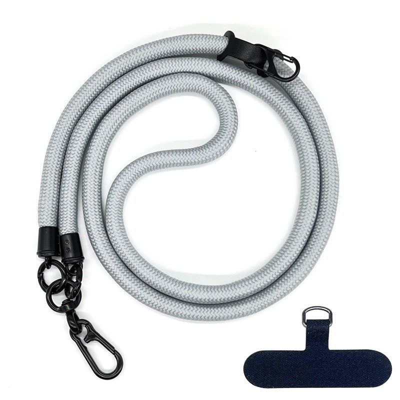 10MM Climbing Rope Mobile Phone Lanyard Gasket Adjustable Crossbody Mobile Phone Strap Camera Strap Rope Anti-lost Neck Rope