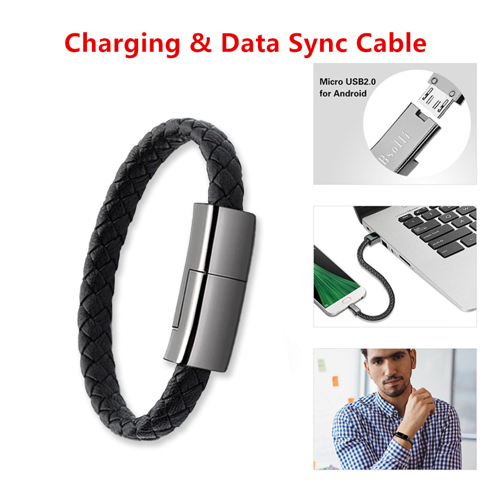 Wearable Charger Bracelet for iPhone & Android