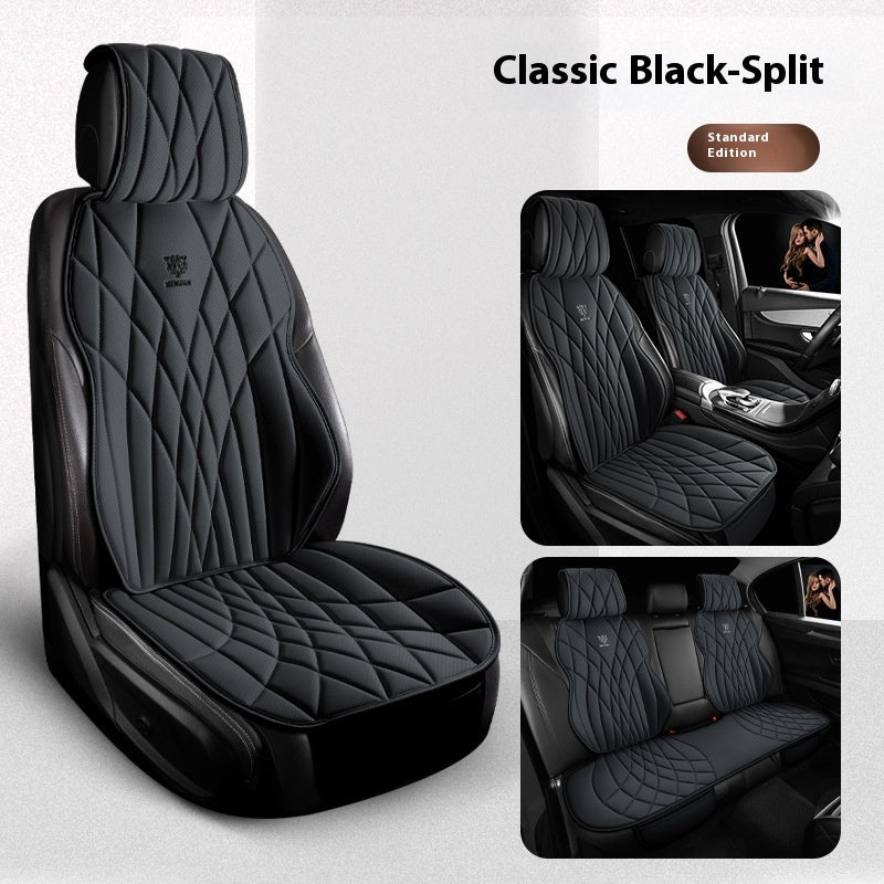 Universal Leatherette Car Seat Covers - Five-Seat Set