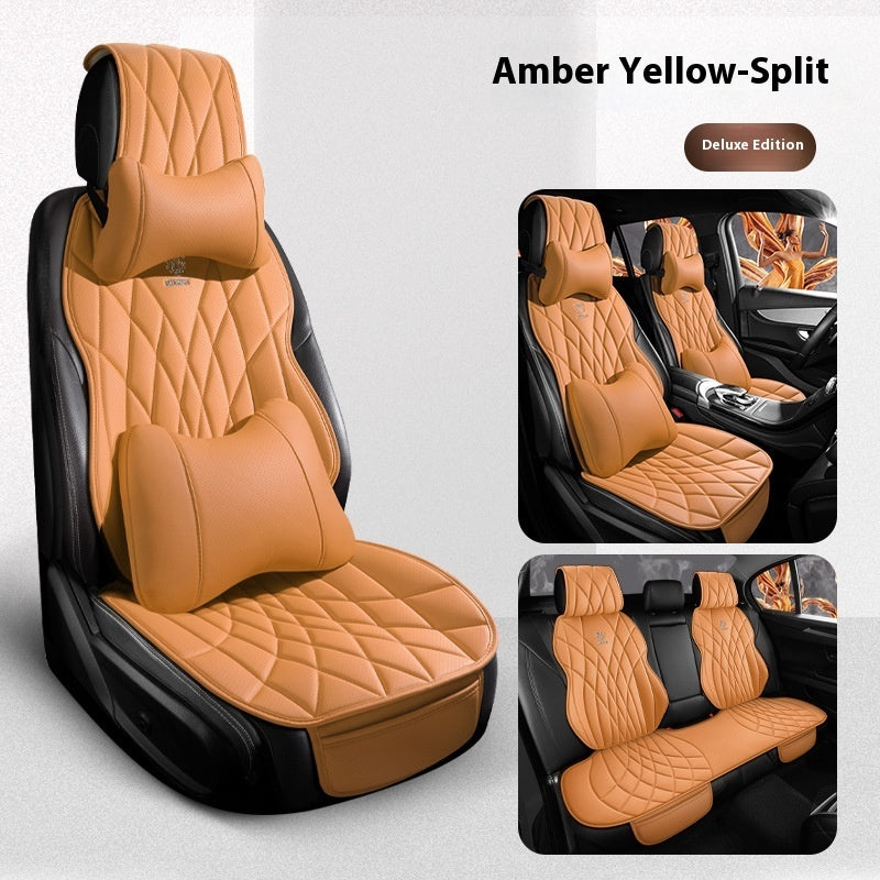 Universal Leatherette Car Seat Covers - Five-Seat Set