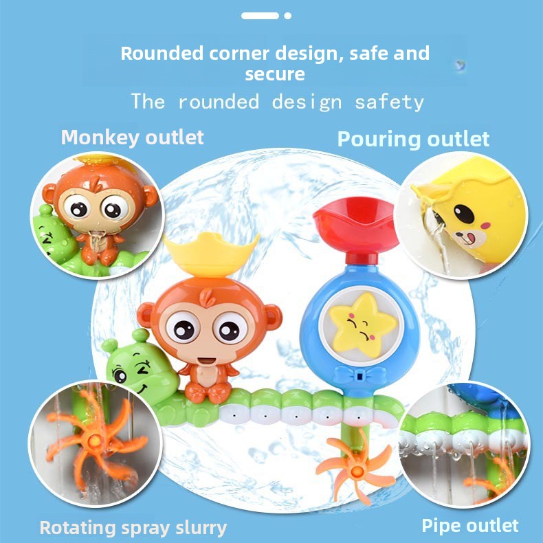 Colorful Bath Water Toys for Babies and Toddlers