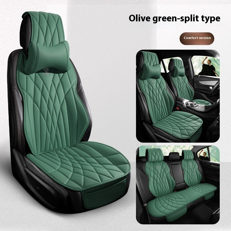 Universal Leatherette Car Seat Covers - Five-Seat Set