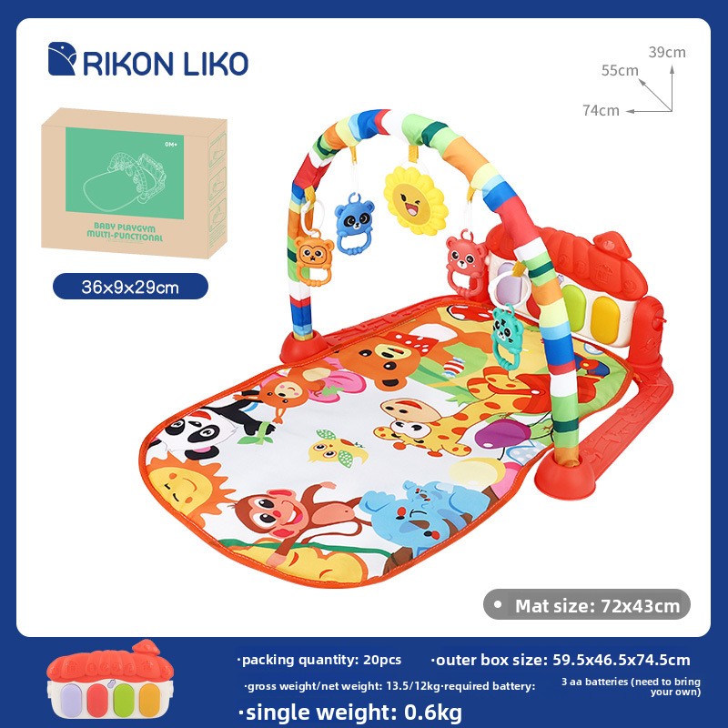 Interactive Crawling Game Mat for Infant Motor Skills and Early Sensory Learning Play