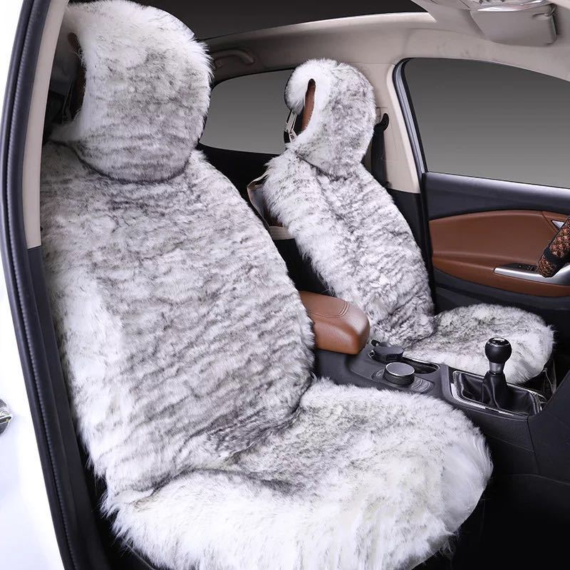Premium Plush Car Seat Cushion - Universal Winter Comfort