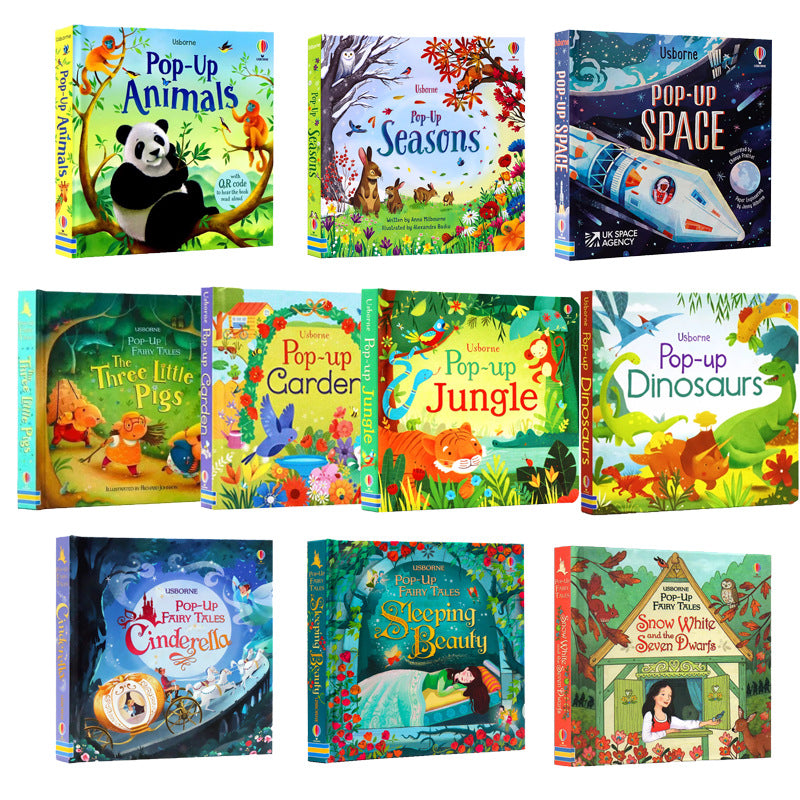 Usborne Pop-up Educational Childrens Books