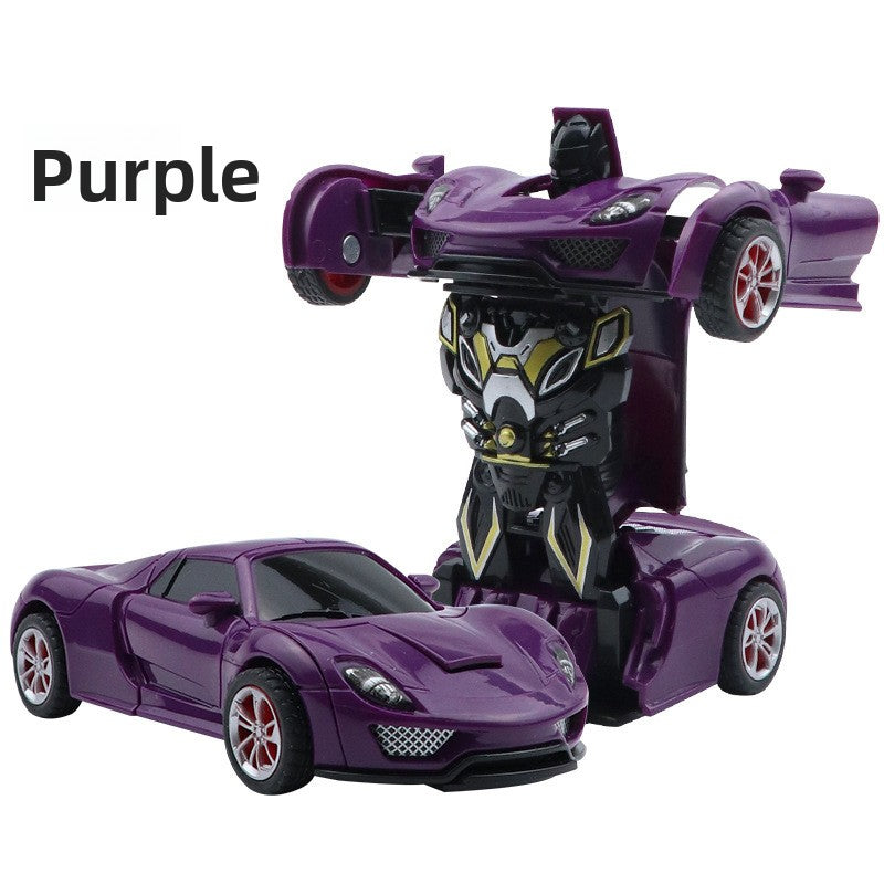 Children's transformable toy car model