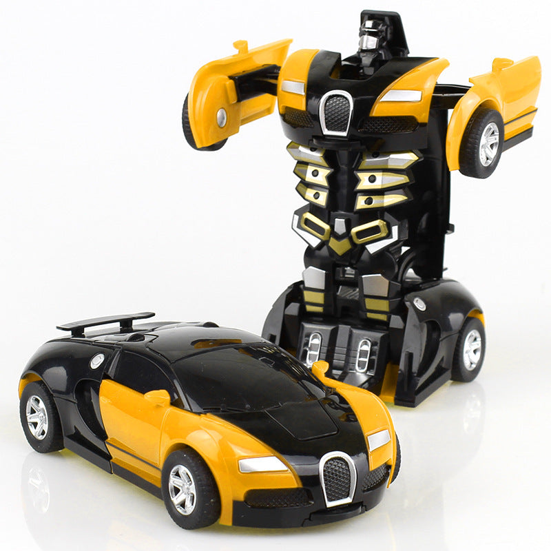 Children's transformable toy car model