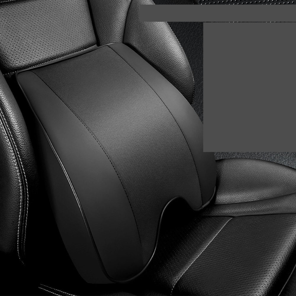 Premium Memory Foam Car Neck & Lumbar Support Pillow