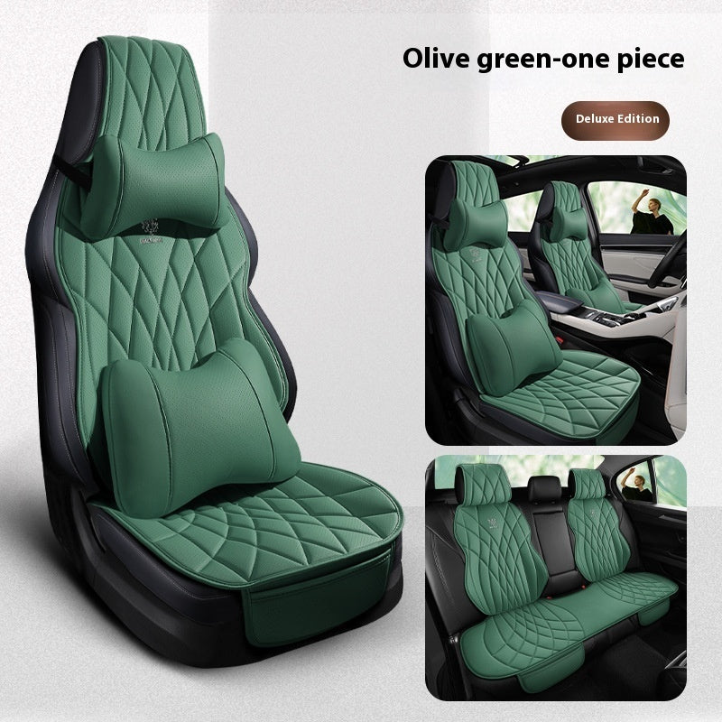 Universal Leatherette Car Seat Covers - Five-Seat Set
