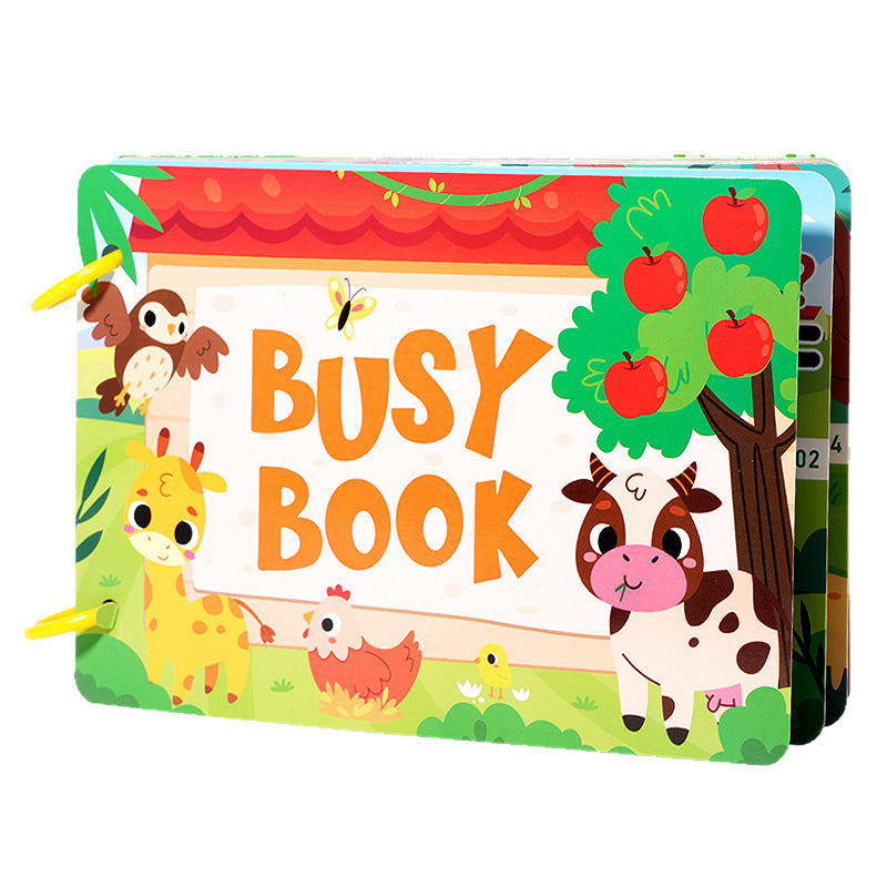 Childrens Educational Quiet Sticker Book