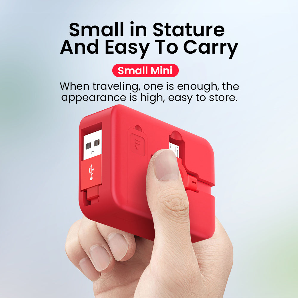 4-in-1 Retractable Charging Cable with Phone Stand